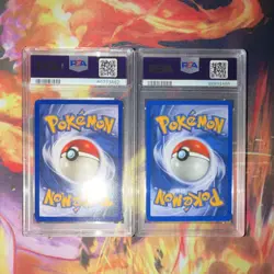 Pokemon TCG Fossil Hitmonlee Holo Neo Discovery Hitmontop Holo PSA Graded Lot - Image 2