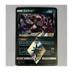 Pokemon Darkrai Prism Star 77/156 SM Ultra Prism Prism Rare Holo - Image 1