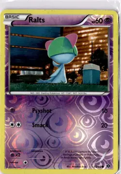 RALTS 55/99 C NEXT DESTINIES POKEMON REVERSE HOLO MP - Image 1