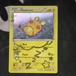 Pokemon Dedenne Generations RC10/RC32 Holo Uncommon 60 HP Basic English - Image 1