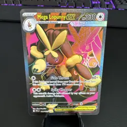 Mega Lopunny ex 115/094 Ultra Rare Phantasmal Flames Pokemon Holo NM - Image 1