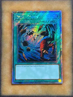 Yugioh Heavy Storm RA03-EN092 Platinum Secret Rare 1st Ed NM - Image 1