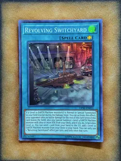 Yugioh Revolving Switchyard OP10-EN011 Super Rare NM - Image 1
