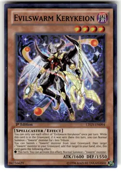 Yugioh Evilswarm Kerykeion LTGY-EN094 Super Rare 1st Edition NM - Image 1