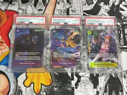 One Piece TCG Rosinante & Law PSA 10 Sequential Bundle - Image 1