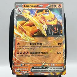 Charizard 006/165 Holo Pokemon Card 151 English TCG NM 2023 - Image 1