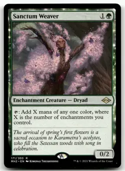 Sanctum Weaver #171 (NM) Modern Horizons 2 MH2 Magic MTG - Image 1