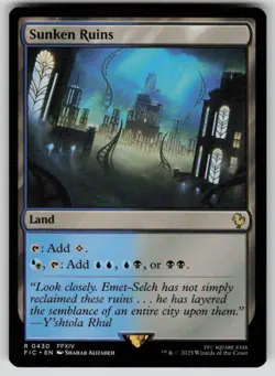 Sunken Ruins Rare Commander: FINAL FANTASY 430 MTG Near Mint 2025 - Image 1