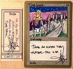 MTG Time Walk Altered Tokyo World Championships Amy WEBER - Image 1