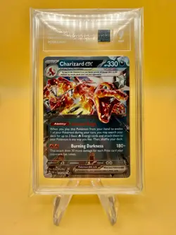 Pokemon TCG: Obsidian Flames - Charizard EX - 125/197 - TAG MINT 9 - Image 1