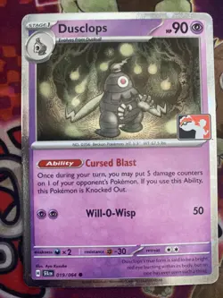 Dusclops 019/064 NM Cosmos Holo Pokemon Play! Prize Pack Series 7 Play Stamp - Image 1