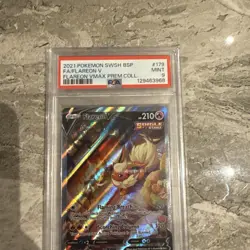 Flareon V SWSH179 PSA 9 Black Star Promo Pokemon Alt Art Premium Collection Mint - Image 2