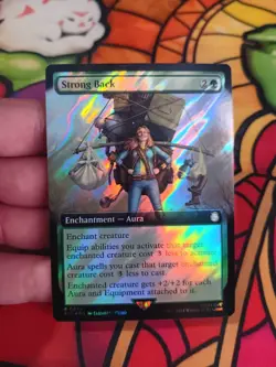 Strong Back (Extended Art) (Surge Foil) Universes Beyond: Fallout MTG NM - Image 1