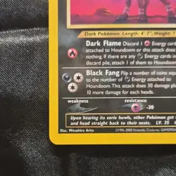 Pokemon TCG Houndoom 8/64 Neo Revelation Holo Rare 70 HP English 2000 - Image 4