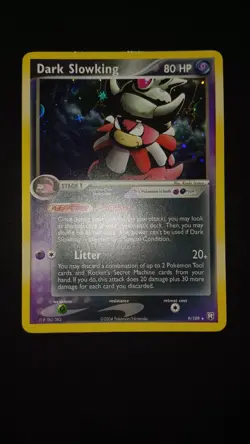 POKEMON DARK SLOWKING HOLO EX TEAM ROCKET RETURNS 9/109 ENG NM NO CHARIZARD - Image 1