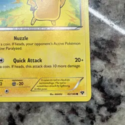 Pikachu 42/146 Pokemon Card - 2014 Excellent Condition - Image 4