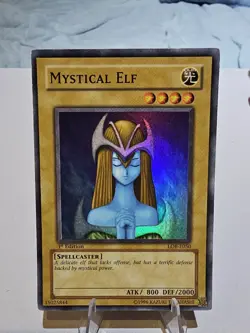 Yu-Gi-Oh! Mystical Elf LOB-E050 1st Edition - Image 1
