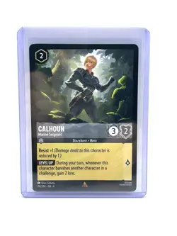 Disney Lorcana Calhoun - Marine Sergeant 191/204 Azurite Sea Rare - Image 1