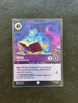Disney Lorcana Winterspell Genie - Magical Researcher Epic 210/204 Non Foil - Image 1