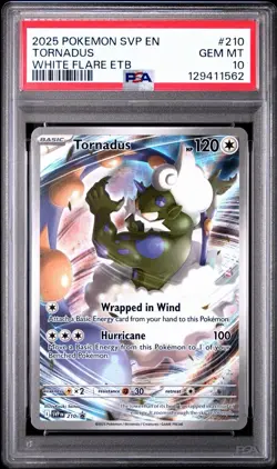 Tornadus 210 Sv: Scarlet & Violet Promo Cards Holo PSA 10 - Image 1