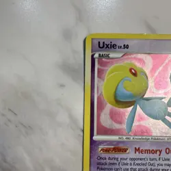 Pokemon Uxie Mysterious Treasures Holo Rare Basic 18/123 2007 English Card - Image 3