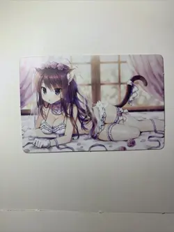 Nekopara Cat Maid Tohka Sexy ACG Goddess Story Anime Girls Waifu Art Tarot Card - Image 1