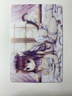 Nekopara Cat Maid Tohka Sexy ACG Goddess Story Anime Girls Waifu Art Tarot Card - Image 3