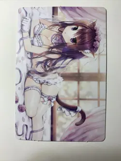 Nekopara Cat Maid Tohka Sexy ACG Goddess Story Anime Girls Waifu Art Tarot Card - Image 4