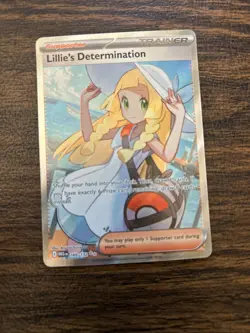 Pokemon TCG Mega Evolution Lillie’s Determination Full Art Trainer Card 169/132 - Image 1