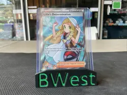 Lillie's Determination NM LP Mega Evolution Ultra Rare 169 Pokemon Card 169/132 - Image 1