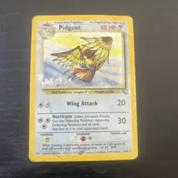 Pokemon TCG Pidgeot 8/64 Jungle Set 1999 Holo Rare Wotc card - Image 1