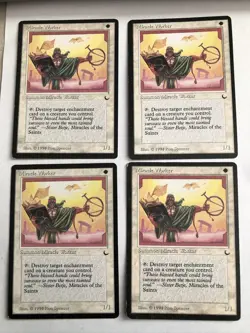 Miracle Worker X4 The Dark Various Condition See Front/back Pics MTG - Image 1