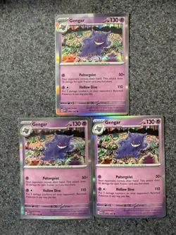 Gengar 151 Holo 094/165 Scarlet & Violet Rare Pokemon TCG Card NM Free Shipping - Image 1