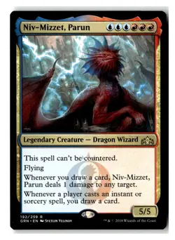 Niv-Mizzet, Parun Foil R Prerelease Cards 192 NM - Image 1