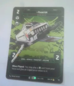 Star Wars Unlimited Phantom - LAW 799 Prestige RARE Card - Lawless Time - Image 1