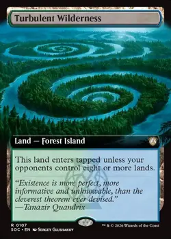 Turbulent Wilderness-Secrets Of Strixhaven Commander-Extended Art-Regular-107-NM - Image 1