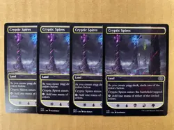 MTG 4x Cryptic Spires # 332 Double Masters 2022 Pauper Magic the Gathering x4 NM - Image 1