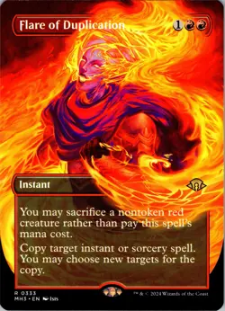 Flare of Duplication (Borderless) – R – – Normal – Modern Horizons 3 – #333 – N - Image 1