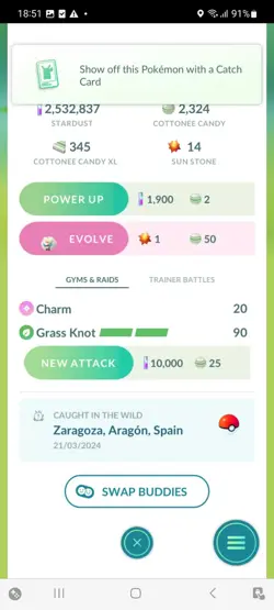 Pokemon Go Shiny Cottonee Flower Crown - Image 2