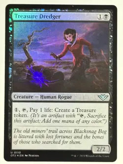 Treasure Dredger FOIL Outlaws of Thunder Junction 110 NM Magic MTG - Image 1