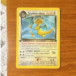 Wizards of the Coast Pokemon Team Rocket Dark Dragonite 22/82 French Rare 1999 - Image 1