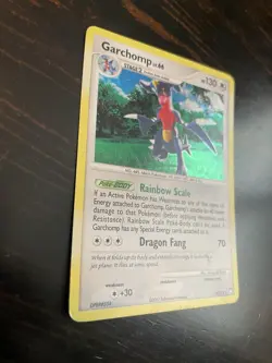 Pokemon Mysterious Treasures Garchomp 9/123 Holo, LP - Image 1