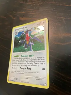 Pokemon Mysterious Treasures Garchomp 9/123 Holo, LP - Image 2
