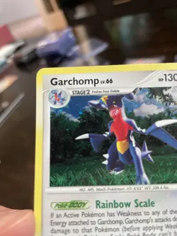 Pokemon Mysterious Treasures Garchomp 9/123 Holo, LP - Image 4