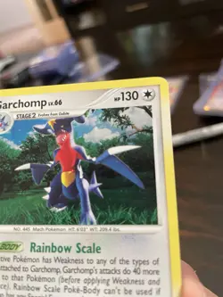 Pokemon Mysterious Treasures Garchomp 9/123 Holo, LP - Image 5