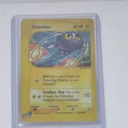Chinchou 71/147 - Non-Holo - Pokemon TCG Aquapolis Lightly Played Vintage WOTC - Image 1