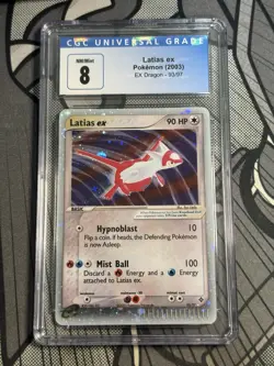Pokemon 2003 Latias ex Holo EX Dragon # 93 CGC 8 - Image 1