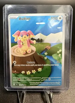Pokemon Scarlet & Violet Black Bolt Audino 151/086 Illustration Rare - Image 1