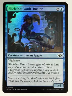 Slickshot Vault-Buster FOIL Outlaws of Thunder Junction 68 NM Magic MTG - Image 1
