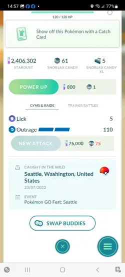 Pokemon Go Shiny Snorlax Cowbow Hat - Image 2